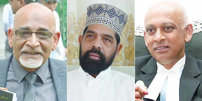 Mahmad Bocus, Maulana Haroon Assen et Raouf Gulbul