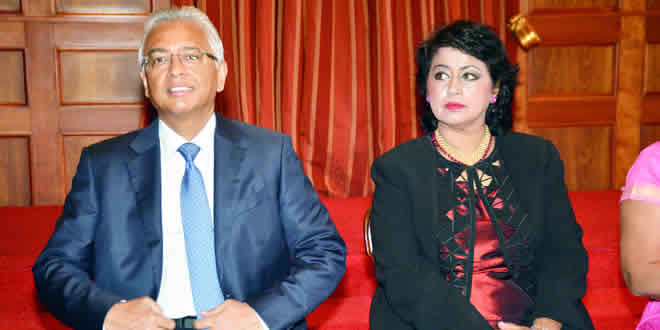 pravind jugnauth et Ameenah Gurib-Fakim