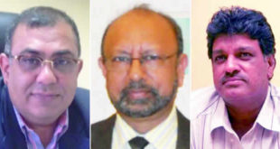 Anwar Hussein Subratty, Assad Bhuglah et Salim Muthy