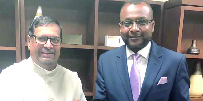 Showkutally Soodhun et le Saoudien Hatim Fallatah