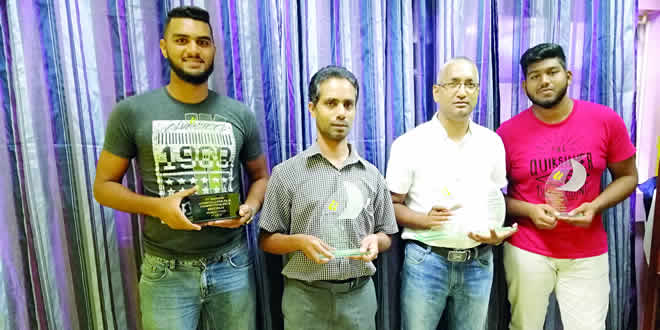 Saahir Hossenbaccus et Ridhwan Ali Raja