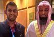 Hafiz Umair Karroo en compagnie de l'Imaam de Madinah, Sheikh Salah Al Budair.